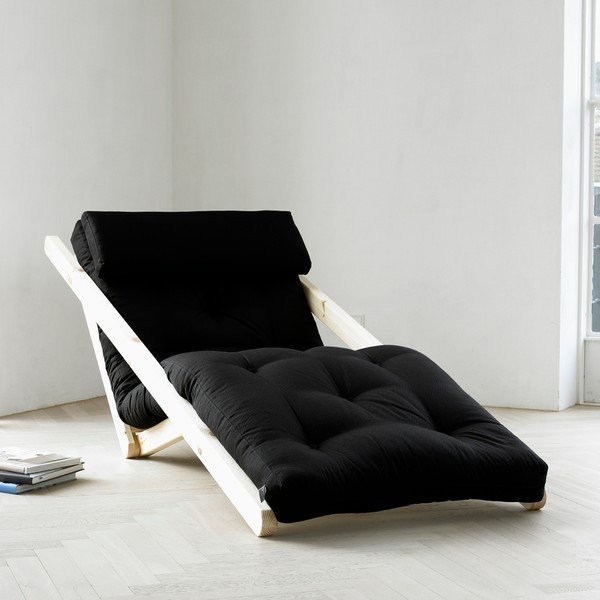 Szezlong Karup Figo, Raw/Black, 70 cm-image-1