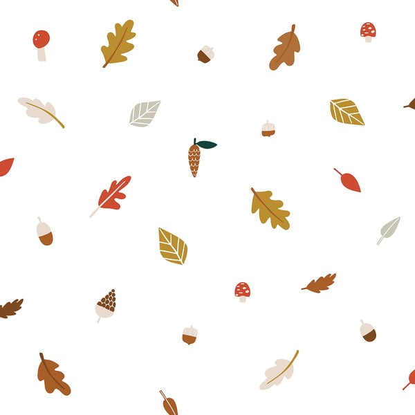Tapeta dziecięca 10 m x 50 cm Autumn Leaves – Lilipinso