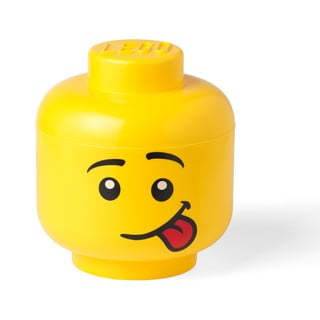 Żółty pojemnik w kształcie głowy LEGO® Silly L
