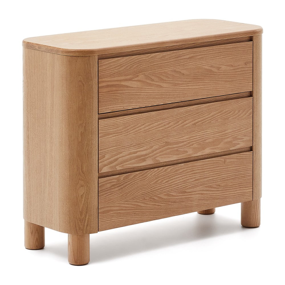 Komoda w dekorze jesionu w naturalnym kolorze 120x80x40 cm Salaya – Kave Home (zdjęcie 3)