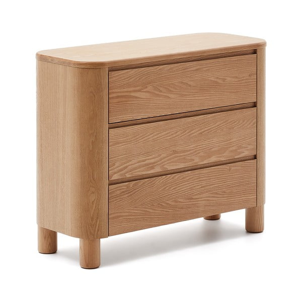 Komoda w dekorze jesionu w naturalnym kolorze 120x80x40 cm Salaya – Kave Home-image-2