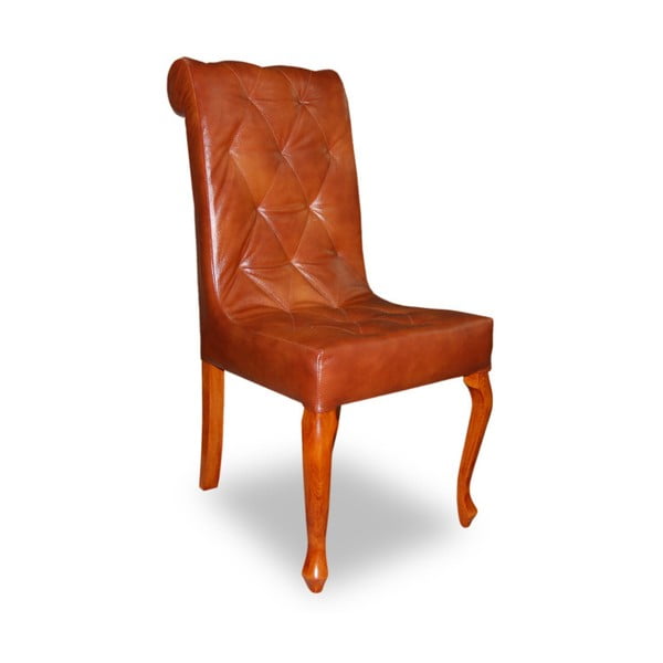 Pomarańczowe krzesło Massive Home Katie