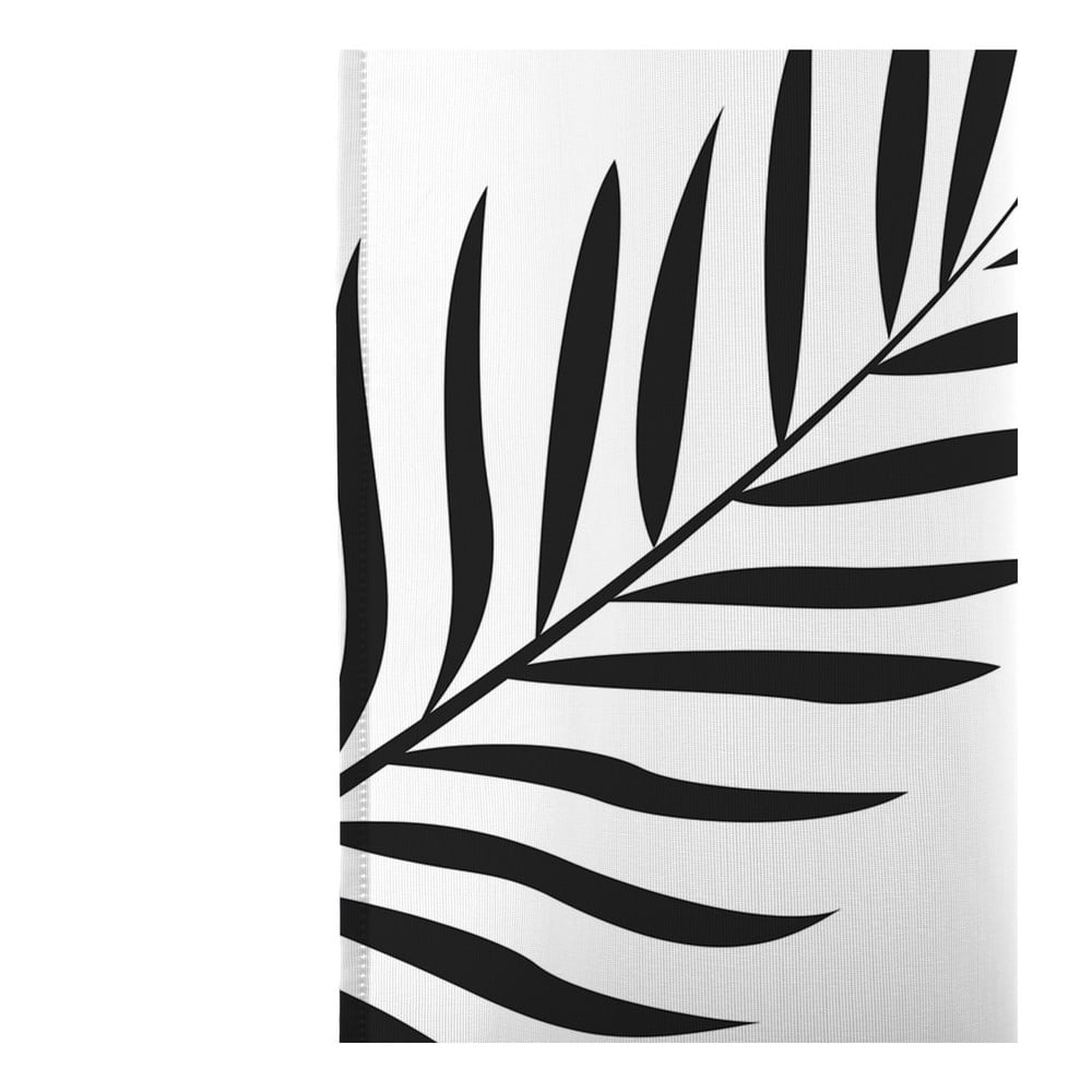 Biała zasłona 140x300 cm Foliage – Blanc (zdjęcie 3)