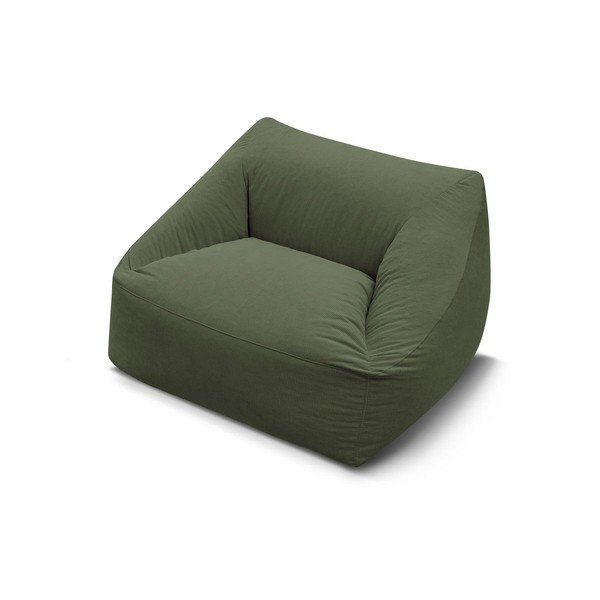 Zielony sztruksowy worek do siedzenia Lilibet – Bobochic Paris-image-3