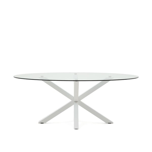 Stół ze szklanym blatem 100x200 cm Argo – Kave Home-image-2