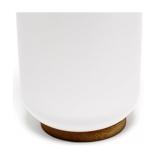 Biały plastikowy kubek na szczoteczki do zębów Smart – douceur d'intérieur-image-2