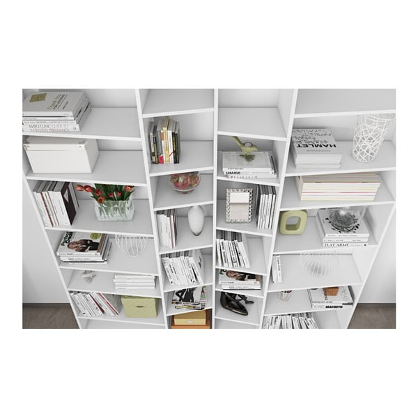 Biały regał 214x224 cm Valsa – TemaHome-image-4