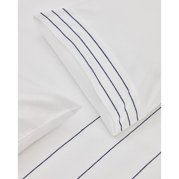 Biała pościel dwuosobowa z perkalu bawełnianego 240x260 cm Cintia – Kave Home-image-1