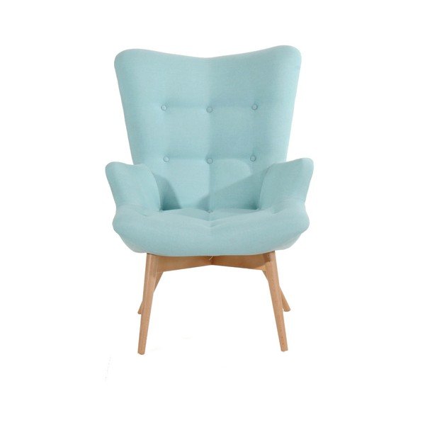 Turkusowy fotel Max Winzer Aiko-image-2