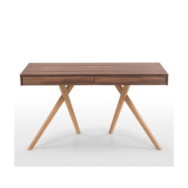 Biurko Ángel Cerdá Walnut Crossed