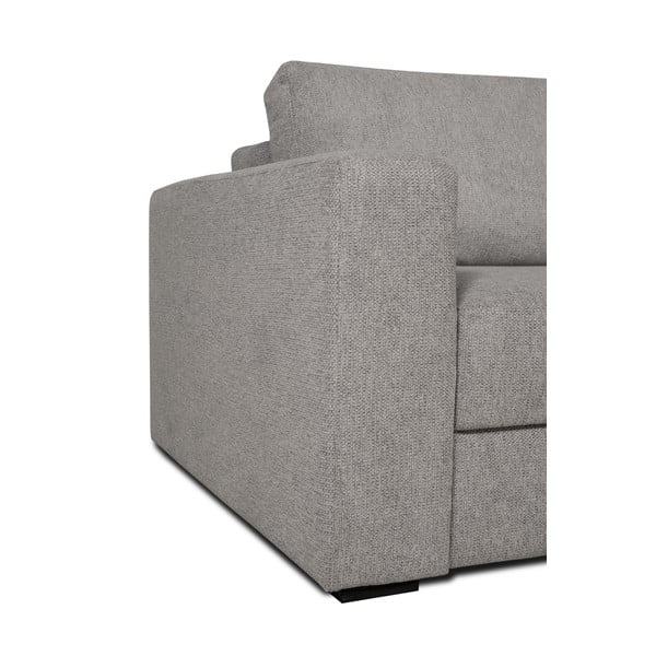 Szara sofa rozkładana 238 cm Resmo – Scandic-image-4