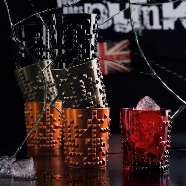 Pomarańczowa szklanka ze szkła kryształowego Nachtmann Punk, 348 ml-image-1