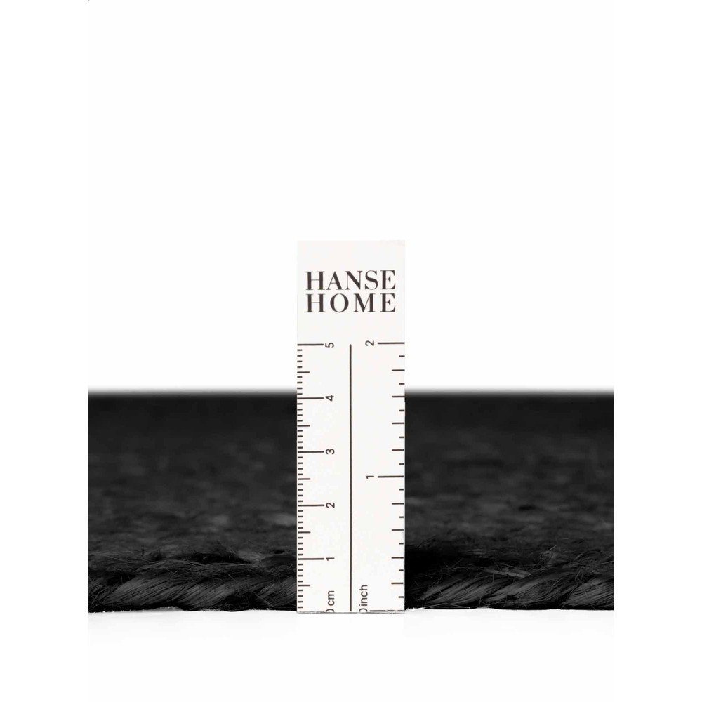 Czarny dywan z juty dwustronny/tkany ręcznie 160x230 cm Braided – Hanse Home (zdjęcie 8)