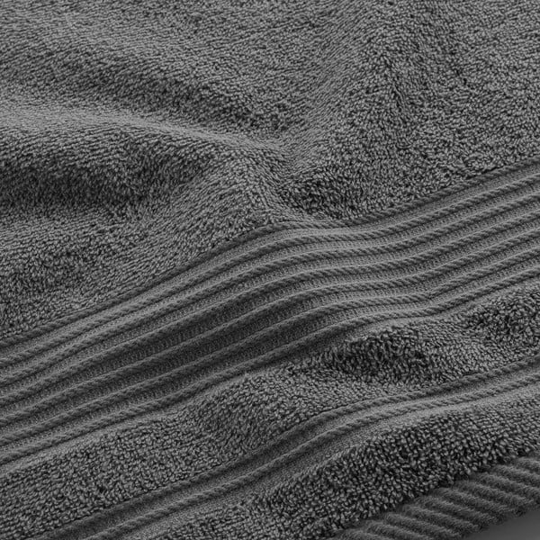 Ciemnoszary bawełniany ręcznik frotte 50x90 cm Tendresse – douceur d'intérieur-image-2