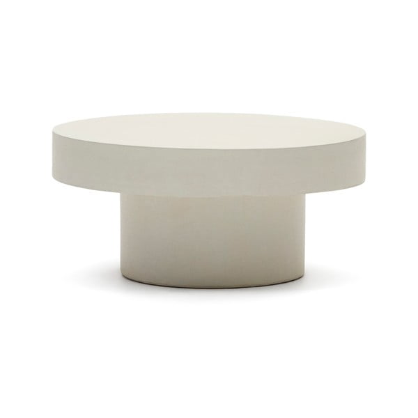 Okrągły betonowy stolik ogrodowy ø 66 cm Aiguablava – Kave Home-image-3