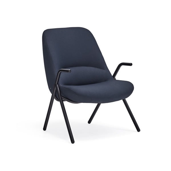 Ciemnoniebieski fotel Teulat Dins, wys. 90 cm