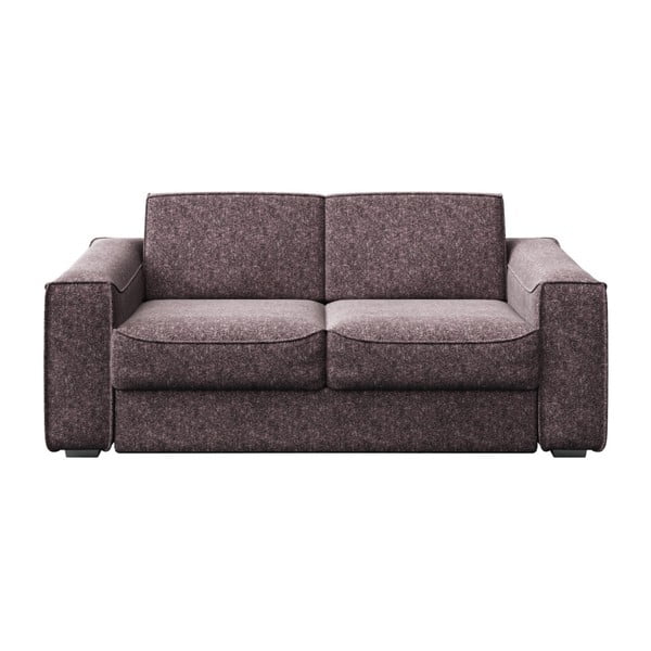 Czerwono-szara rozkładana sofa 2-osobowa MESONICA Munro