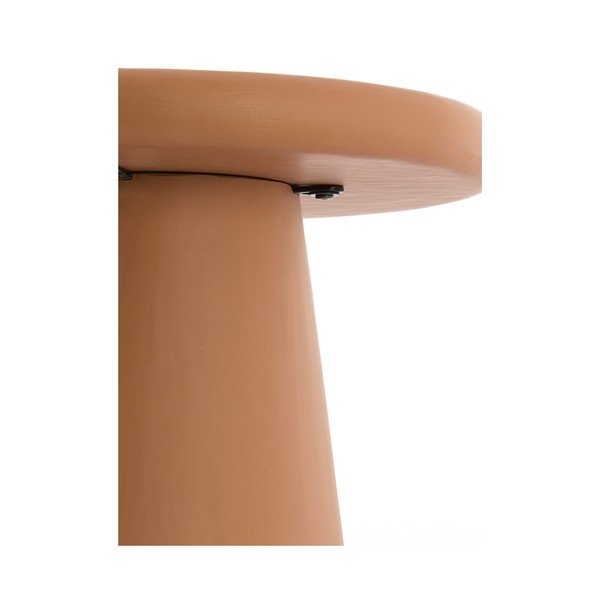 Okrągły stolik w kolorze terakoty ø 60 cm Kulona – Light & Living-image-3