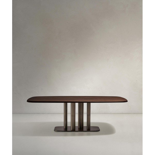 Stół w dekorze orzecha 100x180 cm Melvar – Kave Home-image-4