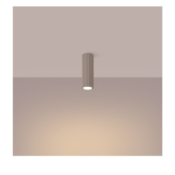 Szarobrązowa metalowa lampa punktowa Gleam – Sollux-image-2