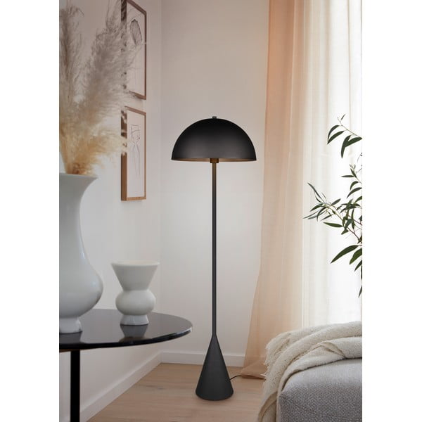 Czarna lampa stojąca (wysokość 130 cm) Alfie – Trio-image-1