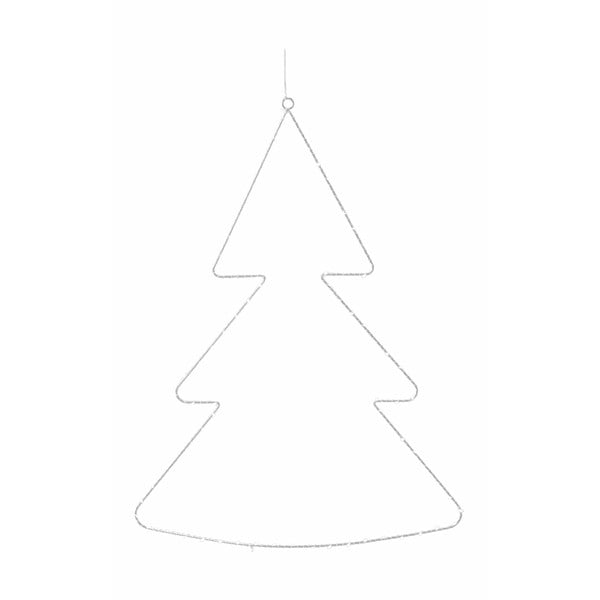 Biała wisząca świąteczna dekoracja świetlna Liva – Sirius