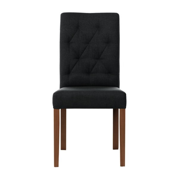 Czarne krzesło Rodier Alepine