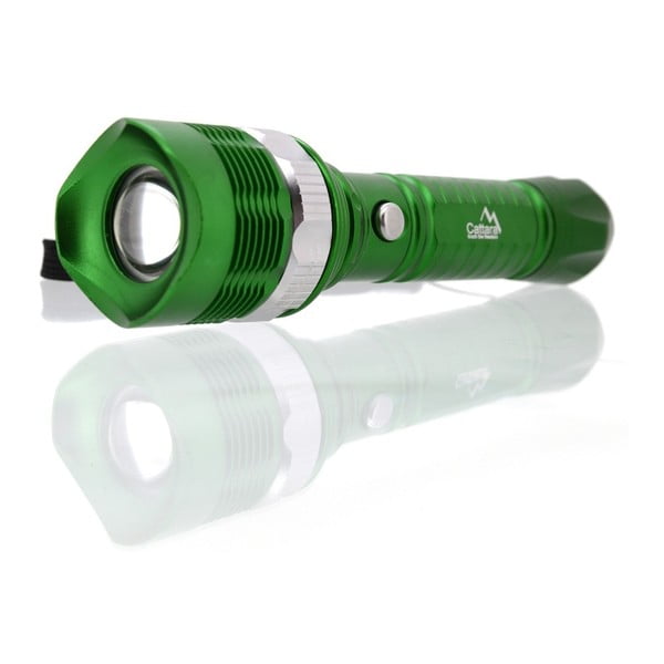 Zielona kieszonkowa latarka LED Cattara ZOOM-image-1
