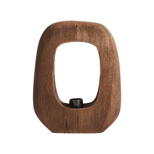 Brązowa lampa stołowa (wysokość 30 cm) Kelafo – Light & Living-image-4