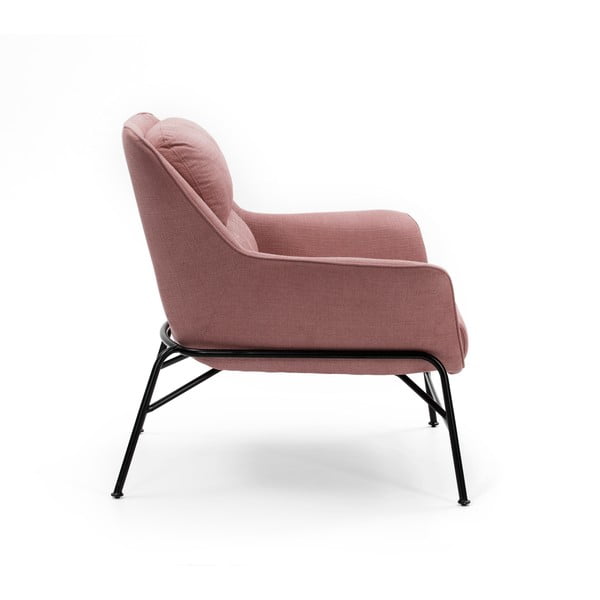 Różowy fotel Teulat Sadira-image-3