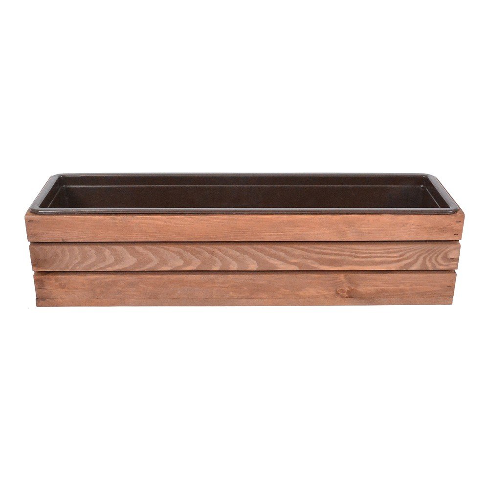 Drewniana doniczka 61 cm Modern – Rojaplast