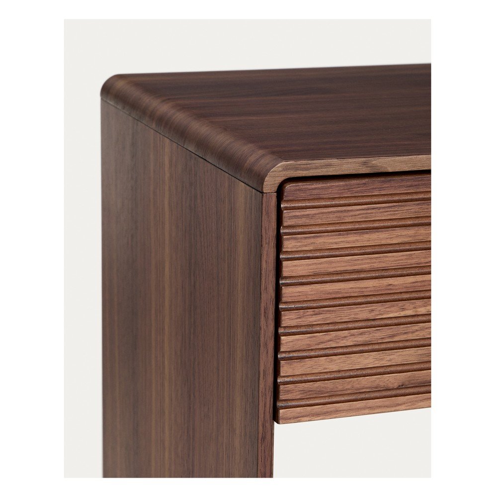 Komoda w dekorze orzecha w ciemnym naturalnym kolorze 60x81x37 cm Norlen – Kave Home (zdjęcie 8)