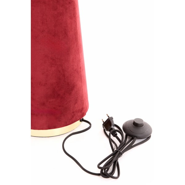 Czerwona lampa stojąca z tekstylnym kloszem (wysokość 168 cm) Devia – Light & Living-image-4
