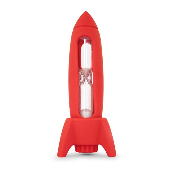 Czerwony dziecięcy minutnik do mycia zębów J-Me Rocket