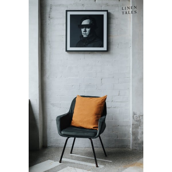 Lniana poszewka na poduszkę 40x40 cm Hazelnut – Linen Tales-image-2