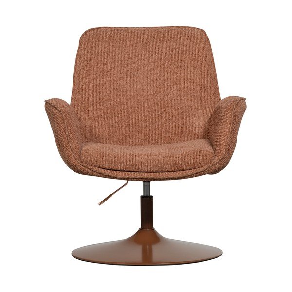 Pomarańczowy fotel z regulowaną wysokością siedziska Marten – WOOOD-image-2