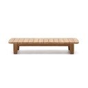Stolik ogrodowy z litego drewna tekowego 70x140 cm Tirant – Kave Home