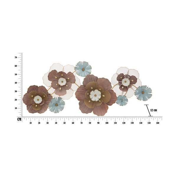 Metalowa dekoracja wisząca Mauro Ferretti Flower Opas, 154x66 cm-image-2