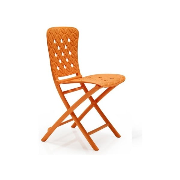 Pomarańczowe krzesło ogrodowe Nardi Garden Zac Spring