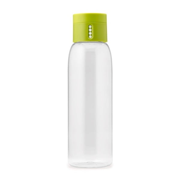 Zielona butelka z licznikiem Joseph Joseph Dot, 600 ml