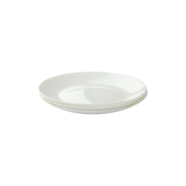 Białe szklane talerze zestaw 4 szt. ø 25 cm Alessia – Jotex-image-3