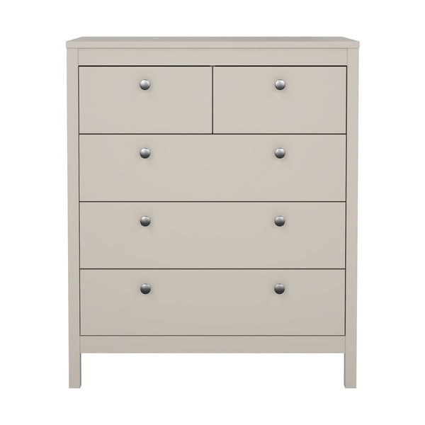 Szarobeżowa komoda 82x99x38 cm Madrid – Tvilum-image-2