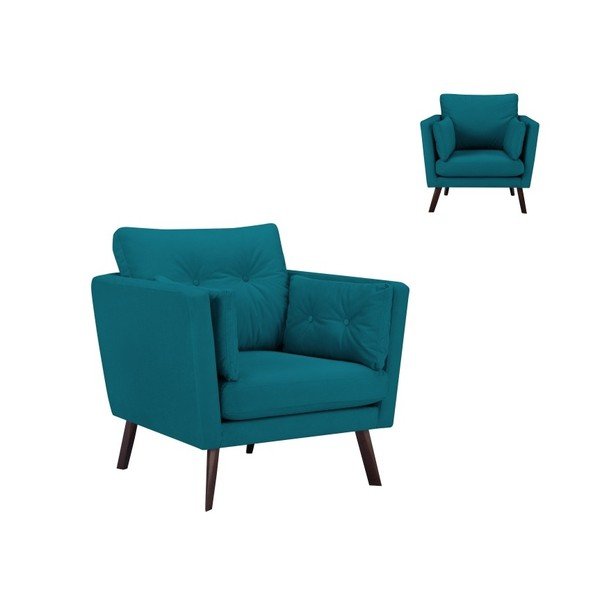 Turkusowy fotel Mazzini Sofas Elena Elena-image-3