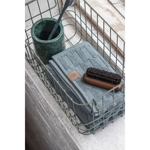 Ciemnozielony marmurowy kubek na szczoteczki do zębów Marble – Mette Ditmer Denmark-image-4