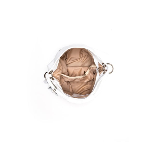 Skórzana torebka Anna Luchini 1071 Bianco-image-3