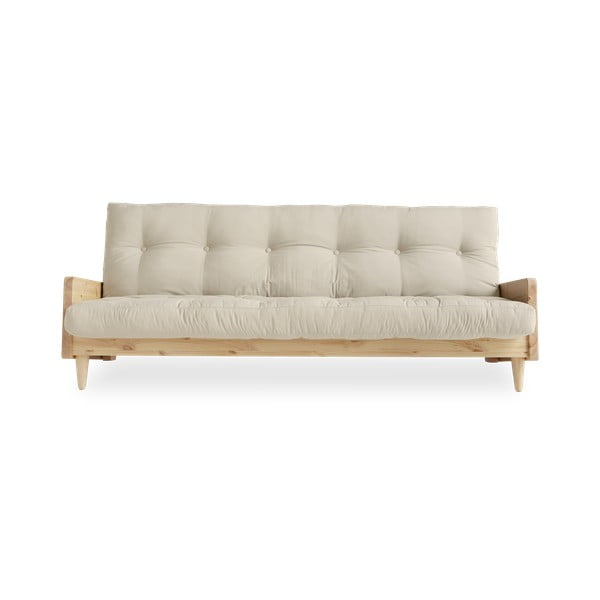 Sofa rozkładana Karup Design Indie Natural Clear/Beige