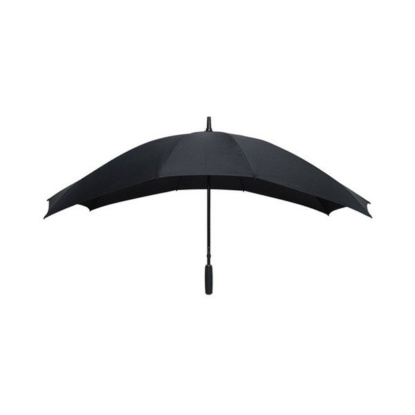 Czarny parasol odporny na wiatr dla dwóch osób Ambiance Falconetti, dł. 150 cm-image-1