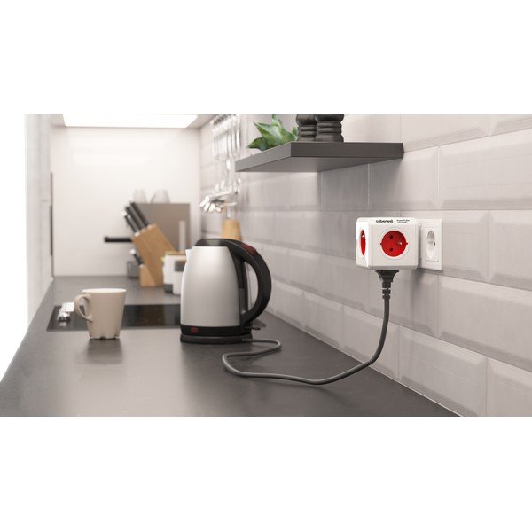 Rozgałęźnik do gniazdka 12 cm PowerCube Original – Cubenest-image-1