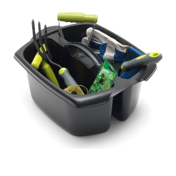 Czarne podwójne wiaderko Addis Caddy-image-1