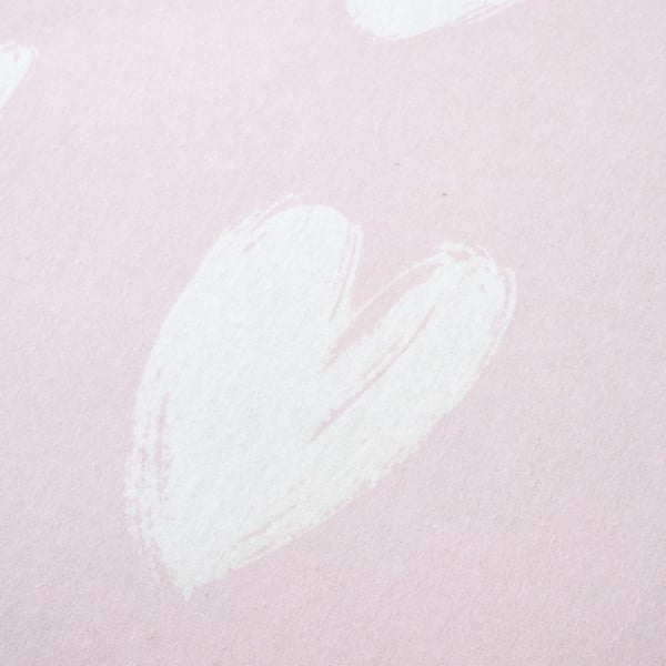 Flanelowe prześcieradło dziecięce do łóżeczka 70x140 cm Hearts – Catherine Lansfield-image-1